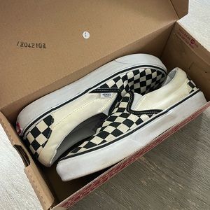 Vans Checkerboard Slip on Size 7.5 Women’s